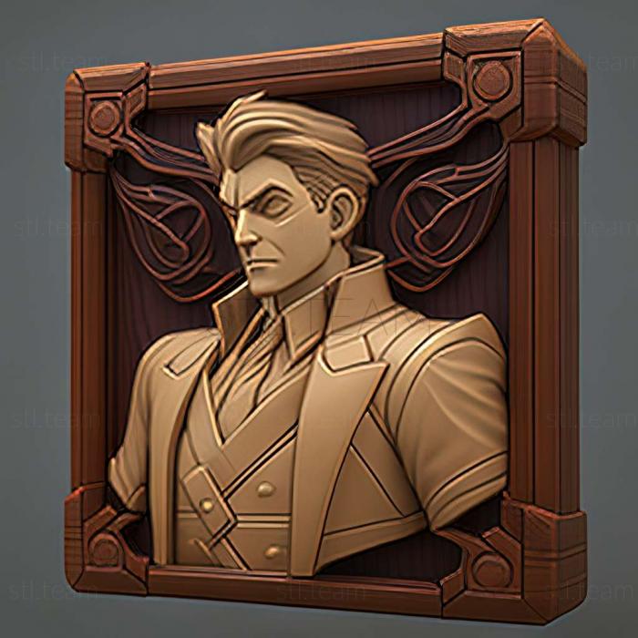 3D model Ace Attorney 5 game (STL)